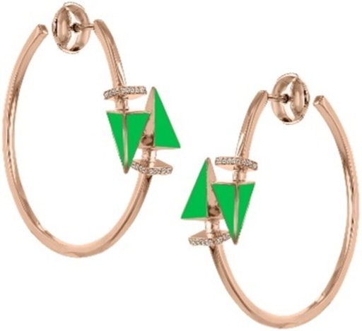 [KN1471PGR] NEON EARRING