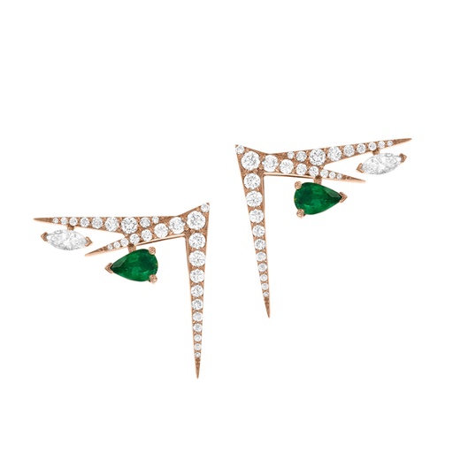 [KN683P] HIGH JEWELRY EARRING