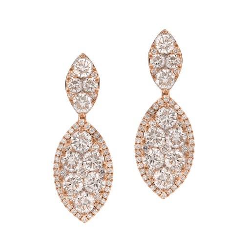 [16223ESDBXX-RO] STELLAROSA EARRING