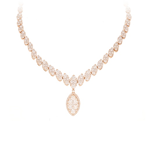 [16223NSDBXX-RO] STELLAROSA NECKLACE