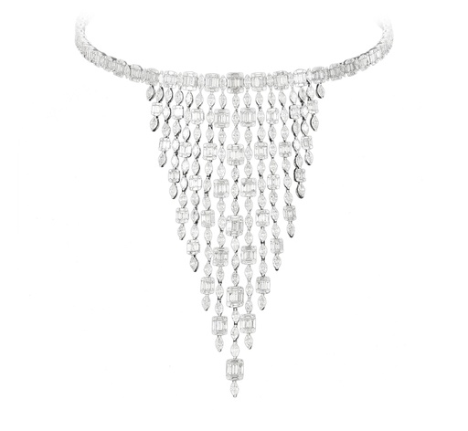 [KN196W] HIGH JEWELRY NECKLACE