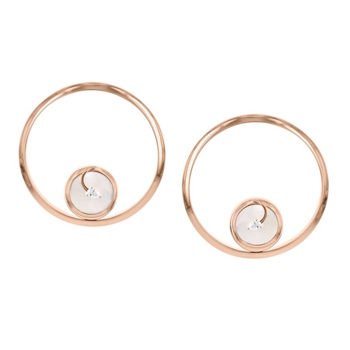 [KN583PBW] CODA di LEONE EARRING