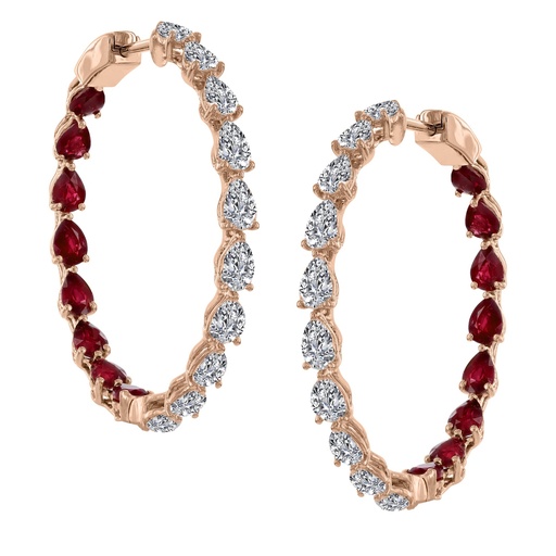 [ER531LEPR] HIGH JEWELRY EARRING