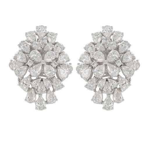 [9723LEW] HIGH JEWELRY EARRING