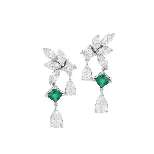 [HK559WE] HIGH JEWELRY EARRING