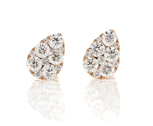 [3646EGDA-RO] STELLAROSA EARRING